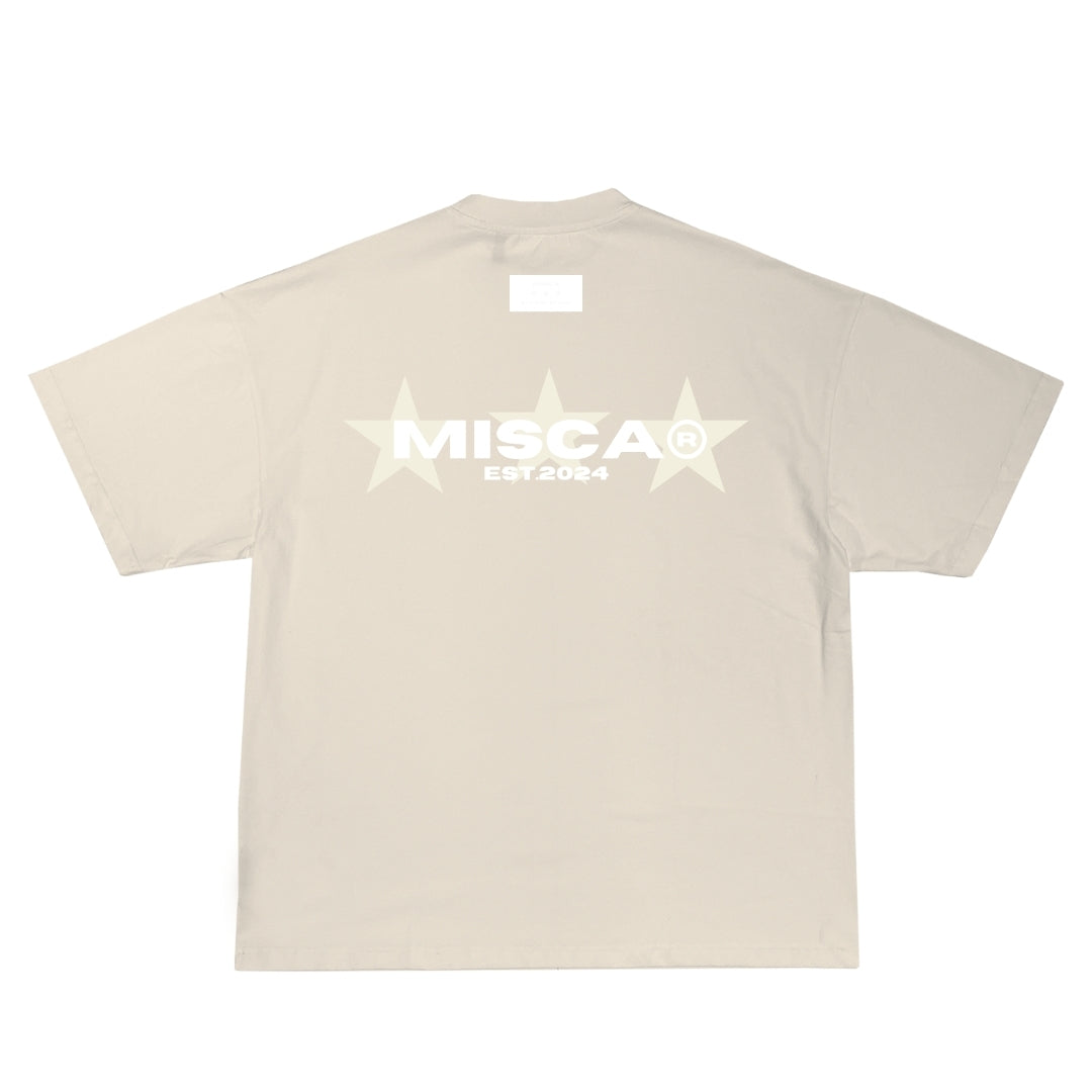 ESSENTIAL STARS BEIGE TSHIRT