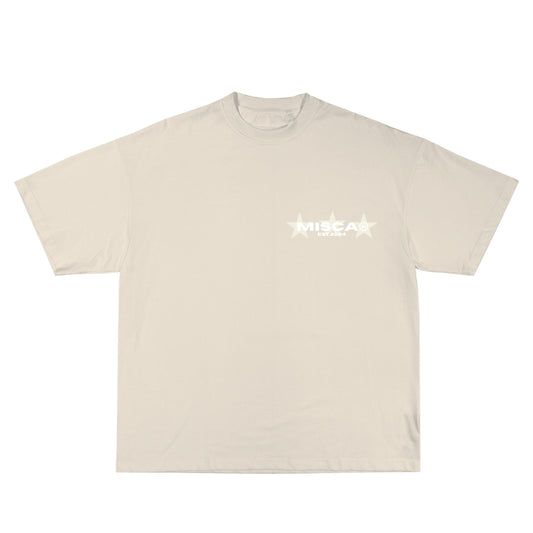 ESSENTIAL STARS BEIGE TSHIRT